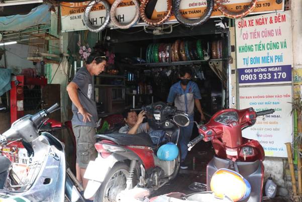 tiệm sửa xe quận bình thạnh