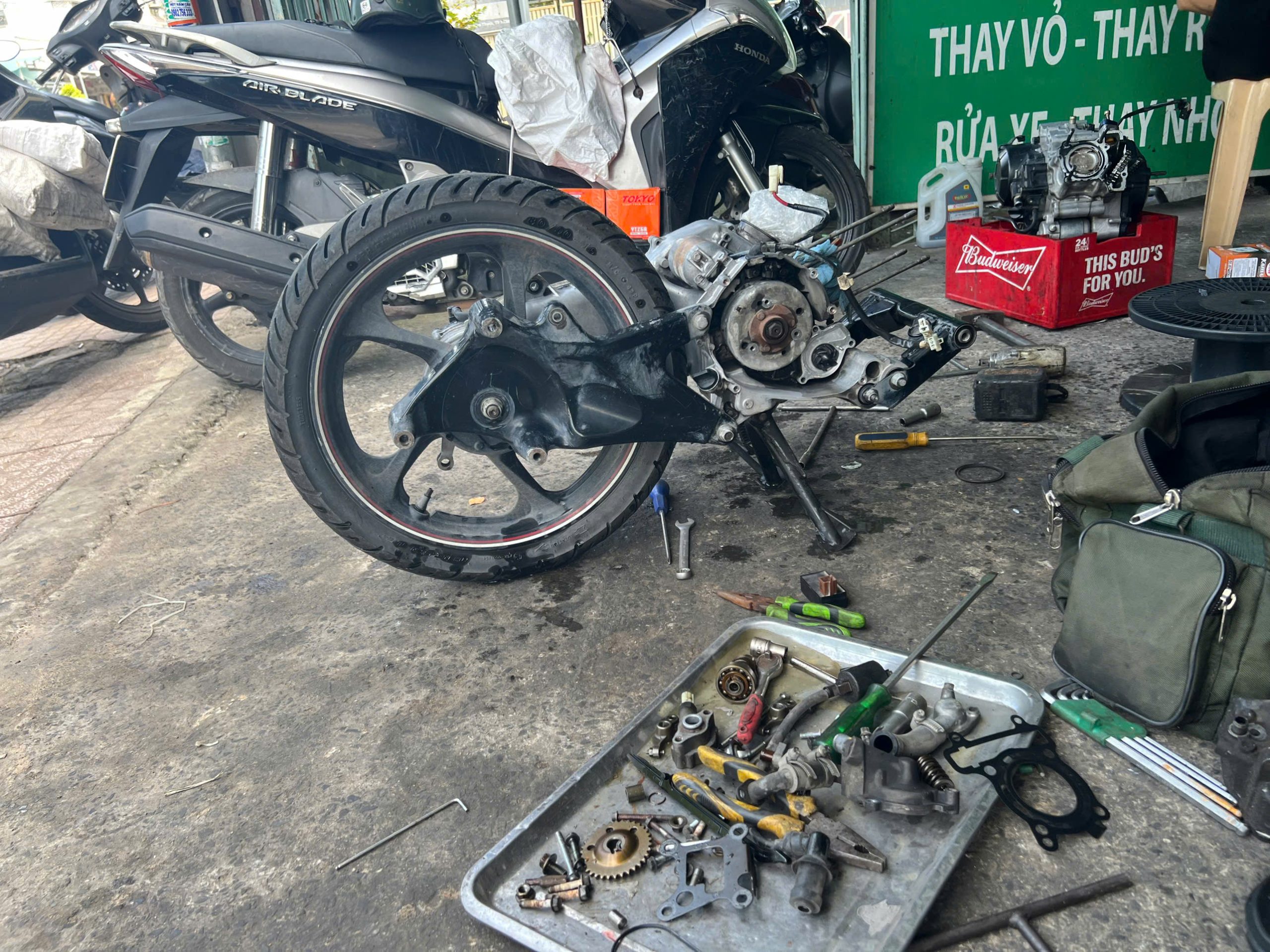 sửa xe máy tại thanh trì