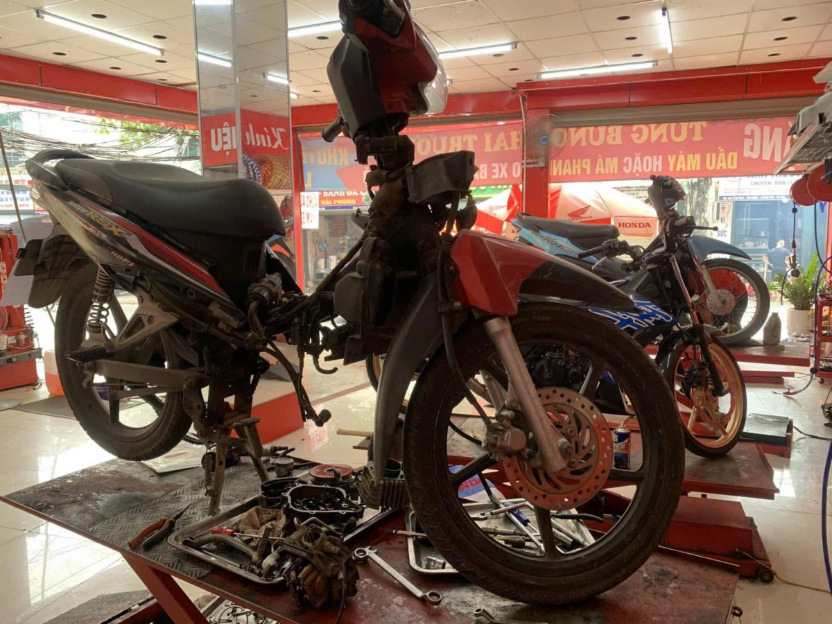 sửa xe máy tại quận Tây Hồ