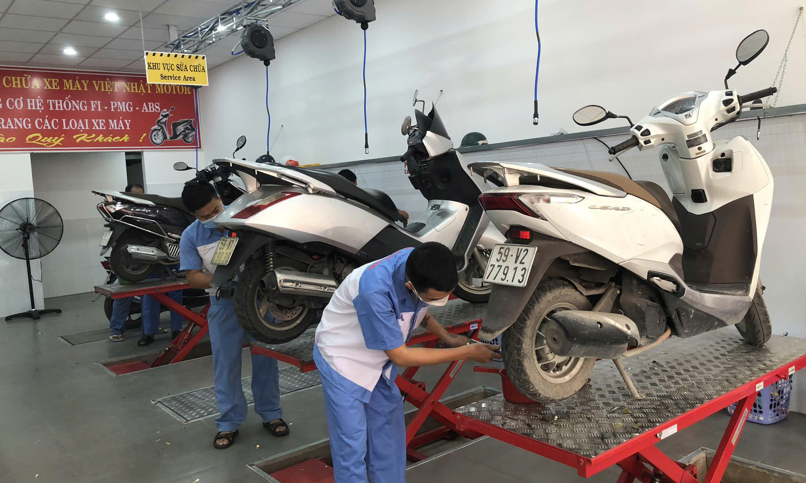sửa xe máy tại thạch thất